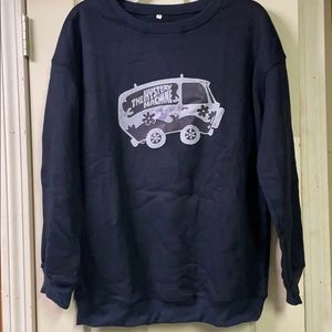 NWOT SCOOBY DOO MYSTERY MACHINE SWEATSHIRT